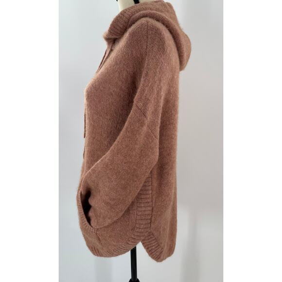 Madewell Hoodie Sweater Wilmington Heather Taffy Orange Small - Picture 4 of 9